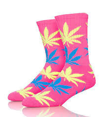Neon Plantlife Crew Sock