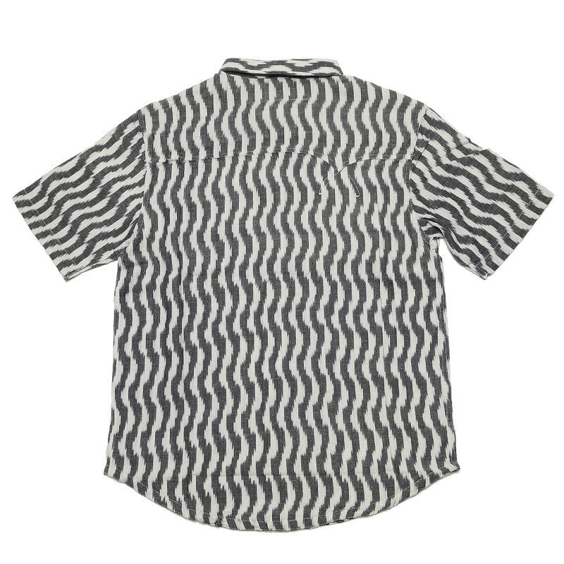 10 Deep Ikat S/S Buttondown