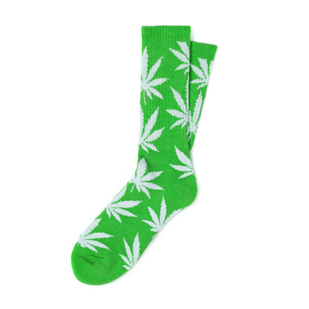 HUF SF Plantlife Crew Sock-Lime/White